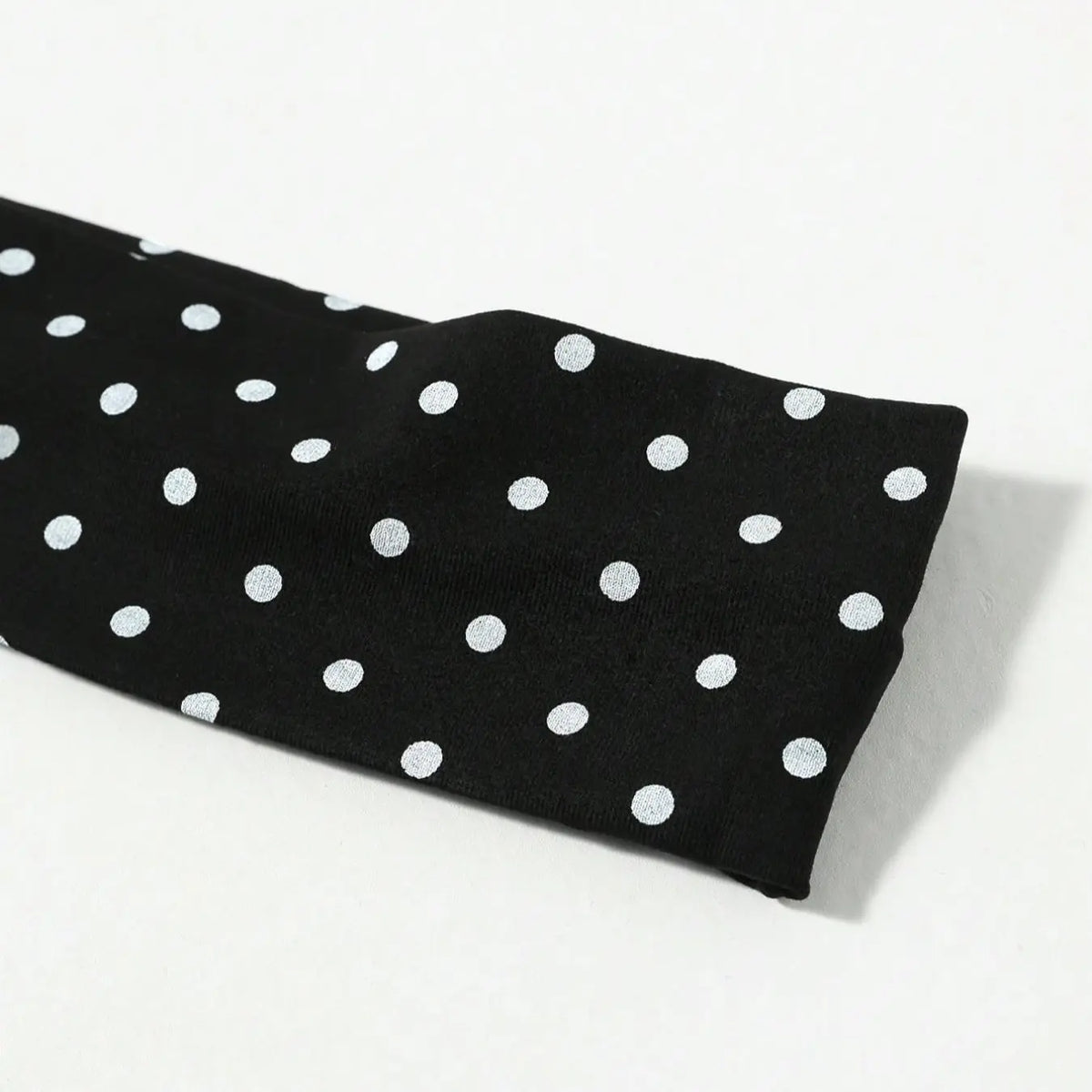 Polka Dot Stretch Fabric Headbands, Four Colors