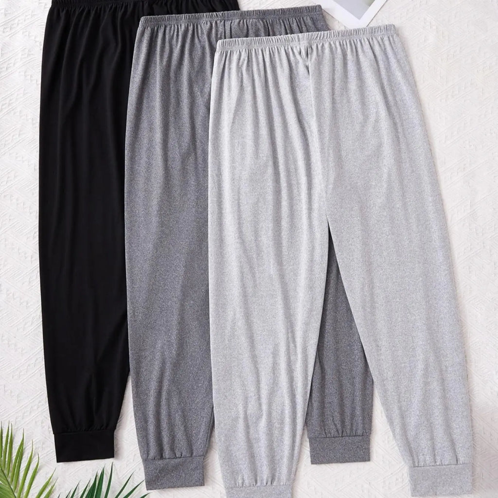 Jersey Jogger Lounge Pants Three-Color Set